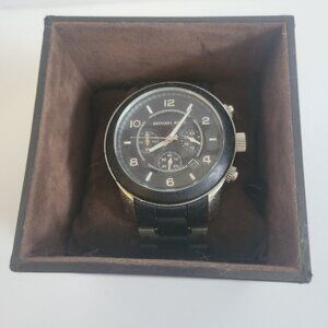 Michael Kors Mens Chronograph Watch Stainless Steel Band